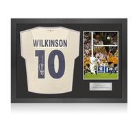 Exclusive Memorabilia Jonny Wilkinson Signed England Rugby Shirt: Wilkinson 10. Icon Frame