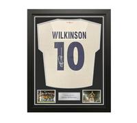 Exclusive Memorabilia Jonny Wilkinson Signed England Rugby Shirt: Wilkinson 10. Standard Frame