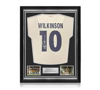 Exclusive Memorabilia Jonny Wilkinson Signed England Rugby Shirt: Wilkinson 10. Superior Frame