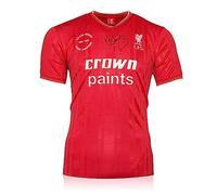 Exclusive Memorabilia Kenny Dalglish Signed Liverpool 1985-86 Football Shirt Red