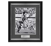 Exclusive Memorabilia Kevin Keegan Signed Newcastle United Football Photo. Deluxe Frame