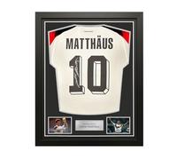Exclusive Memorabilia Lothar Matthäus Signed Germany 2024 Football Shirt. Standard Frame