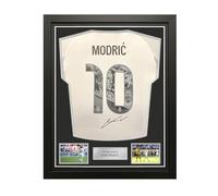 Exclusive Memorabilia Luka Modric Signed Real Madrid 2025-26 Football Shirt. Standard Frame
