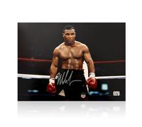 Exclusive Memorabilia Mike Tyson Signed Boxing Photo: Iron Mike