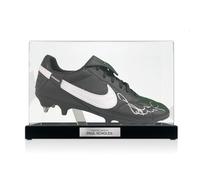 Exclusive Memorabilia Paul Scholes Signed Football Boot. Display Case With Plaque