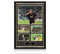 Exclusive Memorabilia Raul Signed Plaque Photo Presentation: UCL Winner. Deluxe Frame