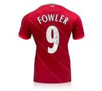 Exclusive Memorabilia Robbie Fowler Signed Liverpool 2021-22 Football Shirt