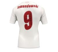 Exclusive Memorabilia Robert Lewandowski Signed Original Poland 2008 Football Shirt (Fan Style)