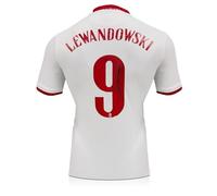 Exclusive Memorabilia Robert Lewandowski Signed Original Poland 2020-22 Football Shirt White