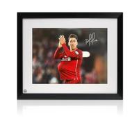Exclusive Memorabilia Roberto Firmino Signed Liverpool Football Photo: Hat-Trick. Framed