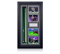 Exclusive Memorabilia Ronnie O'Sullivan Signed Black Snooker Cue. Framed