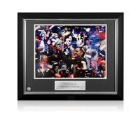 Exclusive Memorabilia Ronnie O'Sullivan Signed Snooker Photo: Confetti. Deluxe Frame