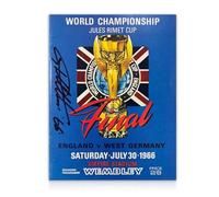 Exclusive Memorabilia Sir Geoff Hurst Signed 1966 World Cup Programme