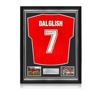 Exclusive Memorabilia Sir Kenny Dalglish Back Signed Liverpool 1986 Football Shirt. Superior Frame