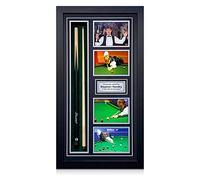 Exclusive Memorabilia Stephen Hendry Signed Snooker Cue. Framed