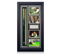Exclusive Memorabilia Steve Davis Signed Snooker Cue. Framed