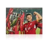 Exclusive Memorabilia Steven Gerrard Signed Liverpool Football Photo: 2005 UCL Winner