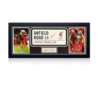 Exclusive Memorabilia Steven Gerrard Signed Liverpool Street Sign. Framed