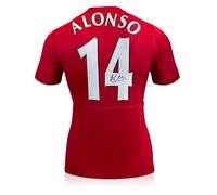 Exclusive Memorabilia Xabi Alonso Back Signed Liverpool 2005 Football Shirt
