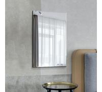 Exclusive Mirrors FRAMELESS ALL GLASS Single Bevelled Venetian Wall Mirror - 120cm x 80cm - Clear