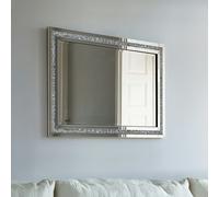 Exclusive Mirrors Gatsby Crystal Framed Art Deco Wall Mirror 80cm x 60cm