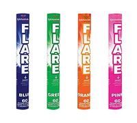 EXCLUSIVE ONLINE Pack of 4 Mixed Color Hand held Flares