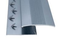Exclusive Range - Carpet to Tile/Flooring/Wood/Laminate Transition Threshold Strip - Metal Plate Strip Door Bar Z Edge - Grey Colour