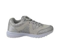 Exclusive Silver Polyester Womens Runner Shoes - female - Plein Sport - Running Shoes - Gray - 4 UK - Sport 4 UK