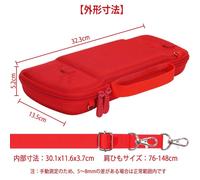 Exclusive Storage Compatible Hori Grip Controller For Nintendo Switch Split Pad Red [aenllosi Case] Pro/compact (case Only)