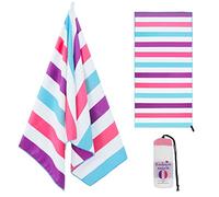 Exclusivo Mezcla Large Microfiber Quick Dry Beach Pool Towel, 152x76 cm