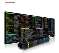 EXCO C Programming Mouse Pad Large Shortcuts Keyboard Mousepad Cheat Sheet Desk Mat for Embedded System Database Network Develop 800x300x2mm C
