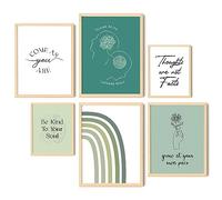 EXCOOL CLUB Therapy Office Decor Mental Health Posters - Counseling Wall Art for Therapist Office Decor, Inspirational Quotes Decorations for School Counselors Supplies, Psychology Decor (UNFRAMED)