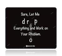 excovip Mouse Pad, Small Mousepads Non-Slip Rubber Base Personalized Image Text Desk Computer Mouse Mat Portable for Office Laptop Working Studying Gaming 260x210mm 0438