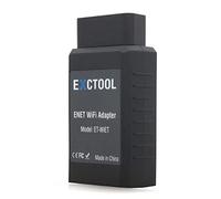 Exctool ENET WiFi Adapter Ethernet to OBD2 Diagnostic & Coding Tool for BMW F/G/I Series, Compatible with BimmerCode on iOS and Android
