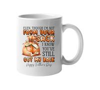 Excudo Trade LTD from Your Sack Got My Back Funny Dad Mug Father Humor Coffee Cup Cool Sarcastic Father Quote Funny Family Daddy Birthday Surprise Fathers Day Ceramic Classic White Mug