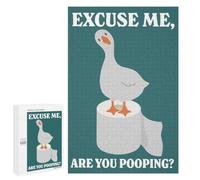 Excuse Me, Are You Pooping？ Adult Puzzle, 1000 PCS, Relaxing Jigsaw Activity, A Satisfying Project for Experienced Puzzlers, for Family Fun