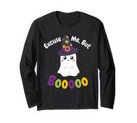 Excuse Me But Boo - Cute Ghost Funny Halloween Boo Costume Long Sleeve T-Shirt