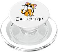 Excuse Me Funny Cat Collection PopSockets PopGrip for MagSafe
