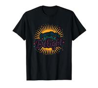 Excuse Me, I'm Actually A Delight - Witty Sunburst Quote T-Shirt, Men, Black, L