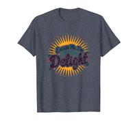 Excuse Me, I'm Actually A Delight - Witty Sunburst Quote T-Shirt, Men, Heather Blue, L