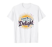 Excuse Me, I'm Actually A Delight - Witty Sunburst Quote T-Shirt, Men, White, 3XL