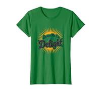 Excuse Me, I'm Actually A Delight - Witty Sunburst Quote T-Shirt, Women, Kelly Green, 3X-Large