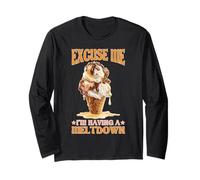 Excuse Me I'm Having A Meltdown Stress Exhaustion Long Sleeve T-Shirt