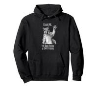 Excuse Me, The Bird Feeder Is Empty Again - Funny Squirrel Pullover Hoodie