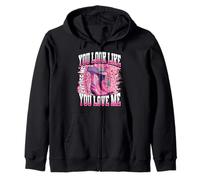 Excuse Me You Look Like You Love Me Western Cowgirl Zip Hoodie