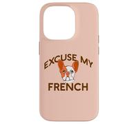 EXCUSE MY FRENCH Bulldog Frenchie Dog Breed Fur Mom Meme Case for iPhone 14 Pro