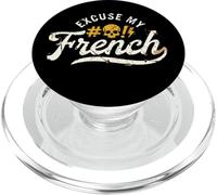 Excuse My French Swear Words Cuss Curse Rant PopSockets PopGrip for MagSafe