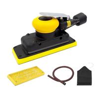 Execution Air Polisher Aluminum Body Dirt Structure 70x198mm Professional Woodworking Metal Polishing Tool Industrial Air Propelled Smoothing Tool