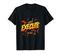 Execution Mindset Fitness Motivation Power Graphic T-Shirt