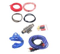 Execution Subwoofer Cable Set with Strong Materials Seamless Integration for Most Automobiles Vehicle Amplifier Harness Premium Car Amplifier Wiring Heavy-Duty Bass Fit